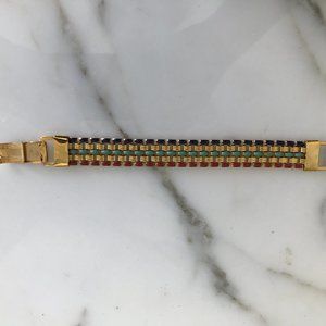 Flexible cleopatra colored bracelet